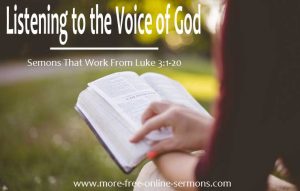 Sermons That Work From Luke 3