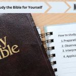 Studying the Bible For Yourself!